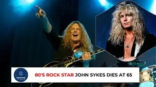 80's rock star John Sykes, Thin Lizzy And Whitesnake Guitarist, Dies At 65 || Trending Tides