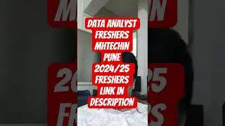 Data Analyst Jobs for 2024 & 2025 Graduates | MHTECHIN Careers