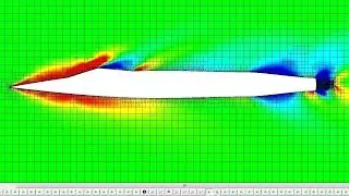SolidWorks Flow Simulation Early Iterations Preview - Examplary Supersonic Jet