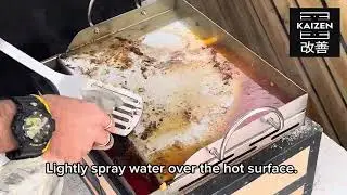 How to Clean a Hot Plancha Like a Pro | BBQ Griddle Cleaning Tips 
