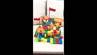 Marble Race Run Building Blocks DIY