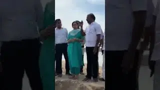 Chennai Adyar River Pollution! Minister Ma Subramanian inspection #chennai #river