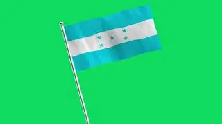 Honduras Flag: Stunning 4K Animation!