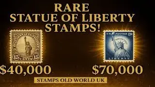 Rare Statue of Liberty Stamps Worth $70,000! | 15&cent; & 8&cent; US Postage Stamp Value