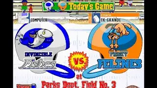 Backyard Football 99 Season Mode Episode 7: Frisky Felines VS Invincible Fishes--Top Two Showdown!