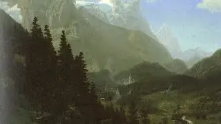 Artist Study: Albert Bierstadt: The Wetterhorn: 10 minute silent screensaver