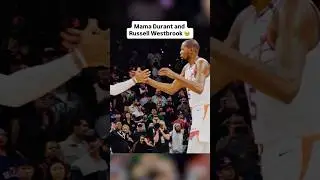 Kevin Durant's mother Wanda Durant with Russell Westbrook 🥺❤️ #NBA #KevinDurant