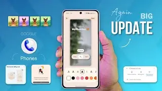New Big Update For Google Dialer ft. Phone! Calling Card / Call Background - Nothing Google Motorola