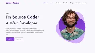 Portfolio Website in Html And CSS | Pure CSS Web Design Template | Personal Website in HTML & CSS