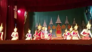 Laos Traditional Dance Play Part Five in Luang Prabang