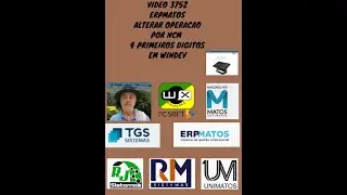 Video 3752 - ErpMatos - Alterar Operacao por Ncm 4 digitos Em windev