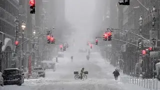 Strong women  is live! Live Snowfall in NYC | Winter Highlights 