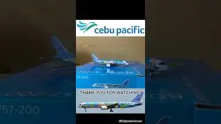 CEBU PACIFIC BOEING 757-200 &laquo;CITY OF MANILA&raquo; ЛИТОЙ САМОЛЁТ | РАСПАКОВКА