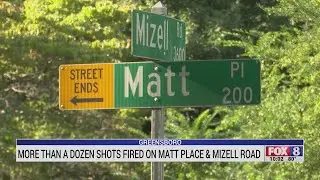 More than a dozen shots fired on Matt Place, Mizell Road in Greensboro