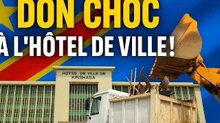 KINSHASA EN CHOC ! Des outils lourds remis &agrave; l&rsquo;H&ocirc;tel de Ville pour une transformation totale 