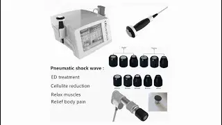 2IN1 Ultrashock Shockwave & Ultrasound Therapy Machine Pain Relief & Rehabilitation System