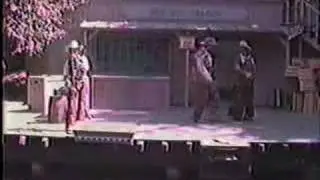 Frontier Village stunt show part 2 of 3 Chuck Lowe hosting