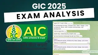 AIC MD IT 2025 Exam Analysis | Agriculture Insurance Company of India