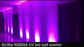 BO-S602 6x18w RGBWA UV 6in1 wireless dmx LED wall washer