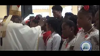 ARCHBISHOP MALZAIRE TOUTS FAMILY VALUES AS 19 CHILDREN ARE CONFIRMED
