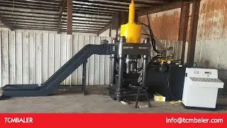 aluminum chips briquette machinery automatic vacuum metal scrap press machine