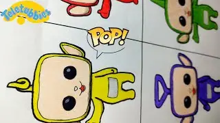 DIBUJO todos los  TELETUBBIES FUNKO POP (LAA LAA, PO, TINKY WINKY y DIPSY) DRAWING TELETUBBIES
