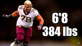 BIGGEST Player in the DRAFT 👀 || Minnesota OL Daniel Faalele Highlights ᴴᴰ