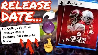 NCAA College Football 2023 Video Game RELEASE DATE || My Wishlist