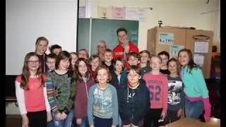 Nico Walther zu Besuch in bei Grundschülern in Dresden
