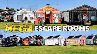 ONE Inflatable Escape Room Pod with FIVE Different Themes for Year-Round Events & Holidays