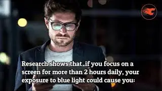 C-FIELD anti-blue light glasses advert.  Designed by Ambassador graphics!!!