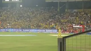 MS dhoni Entry @MCA studium Pune