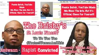 Convicted Rapist & Abuser Brisby&rsquo;s. Roosevelt & Antwaun Brisby. Ban From @YouTube @quarterlab