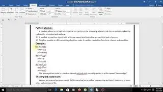 Python - Module, import, from import statements and Generating Random Numbers by Naveen