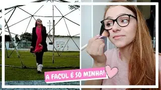 A FACULDADE &Eacute; S&Oacute; MINHA - VLOG EM TEMPO REAL | Carol Azeredo