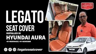 Hyundai Aura Legato Seat Cover Installation | Premium Interior Upgrade #legatoseatcovers #aura