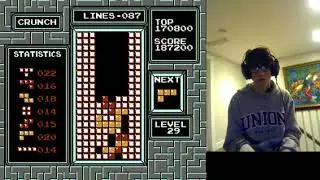 5th best score in the world in 5 wide nes tetris!