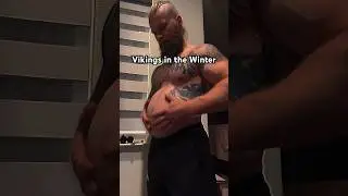 Vikings in the Summer VS Winter #viking #vikings #transformation #viral