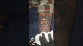 Brother face Tattoo 😭 #artwork #ajsjadhav #tattoo #support #subscribe #tattoolover #shorts