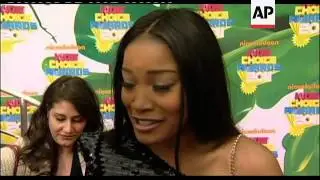 Stars talk getting slimed at the Kids Choice Awards.