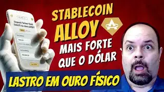 TETHER CRIA STABLECOIN ALLOY LASTRO EM OURO +FORTE QUE D&Oacute;LAR