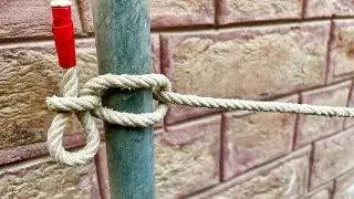 Tie a Strong, safe and reliable knot || How to tie strong knot||gira kaise lgae||Knot kaise bandhe