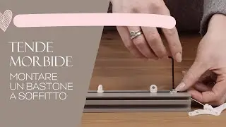 Tende morbide: montare un bastone a soffitto