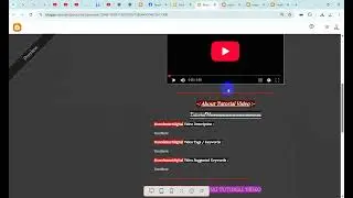 How To Create Blogger Post Template | Default Blog Post Template Guide 2025