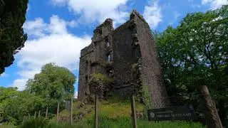 INVERGARRY CASTLE and the banks of Loch Oich