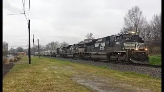 NS Train 192 With NS Leader 1084 At Rock Hill SC On The NS R-Line. 3-5-2020