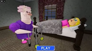 EVIL MOM ASLEEP IN THE GRUMPY GRAN BED | OBBY ROBLOX #roblox #obby