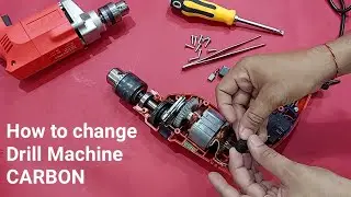 How to change drill machine carbon | Carbon change drill machine | Easy way to change drill carbon