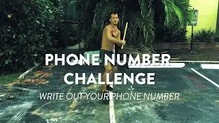 PHONE NUMBER CHALLENGE ESCRIMA