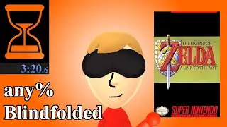 [Blindfolded] Speedrun: LoZ ALttP | any% (Major Glitches) [3:20.6]